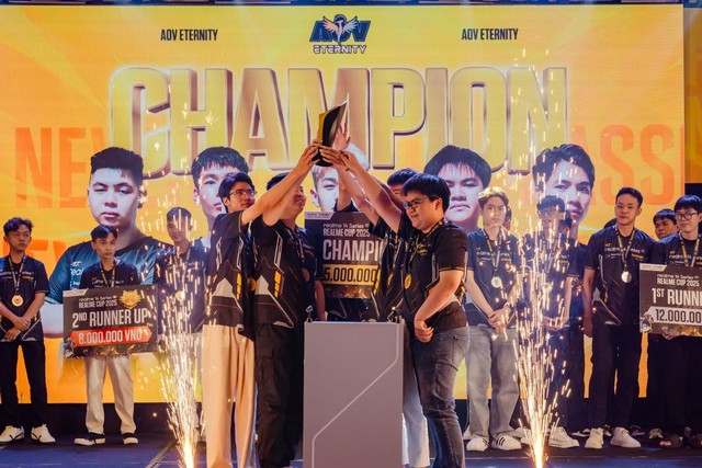 Eternity AOV won the 2025 Realme Cup, closed the memorable journey of Esports Vietnam- Photo 5.