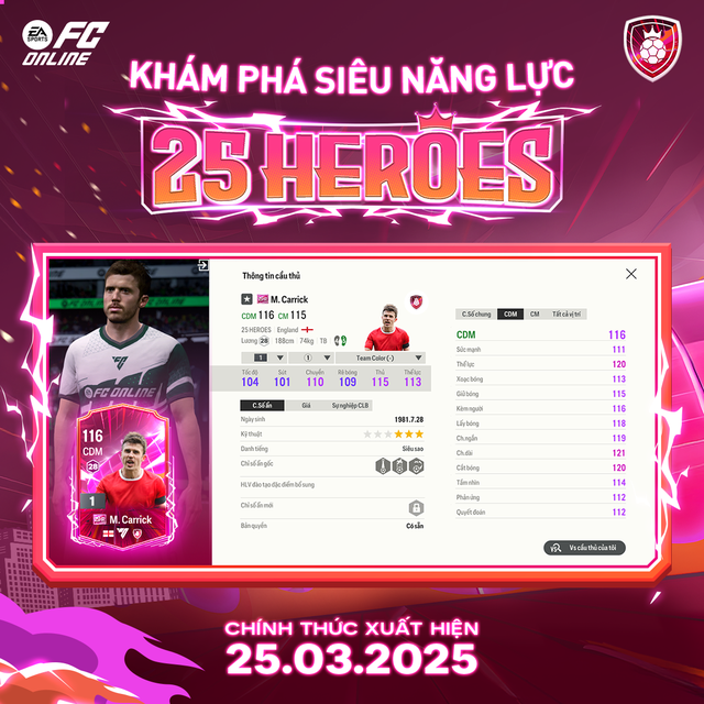 FC Online officially brought Eden Hazard, Guti and other legends back in the new card season 25 Heroes- Photo 3.