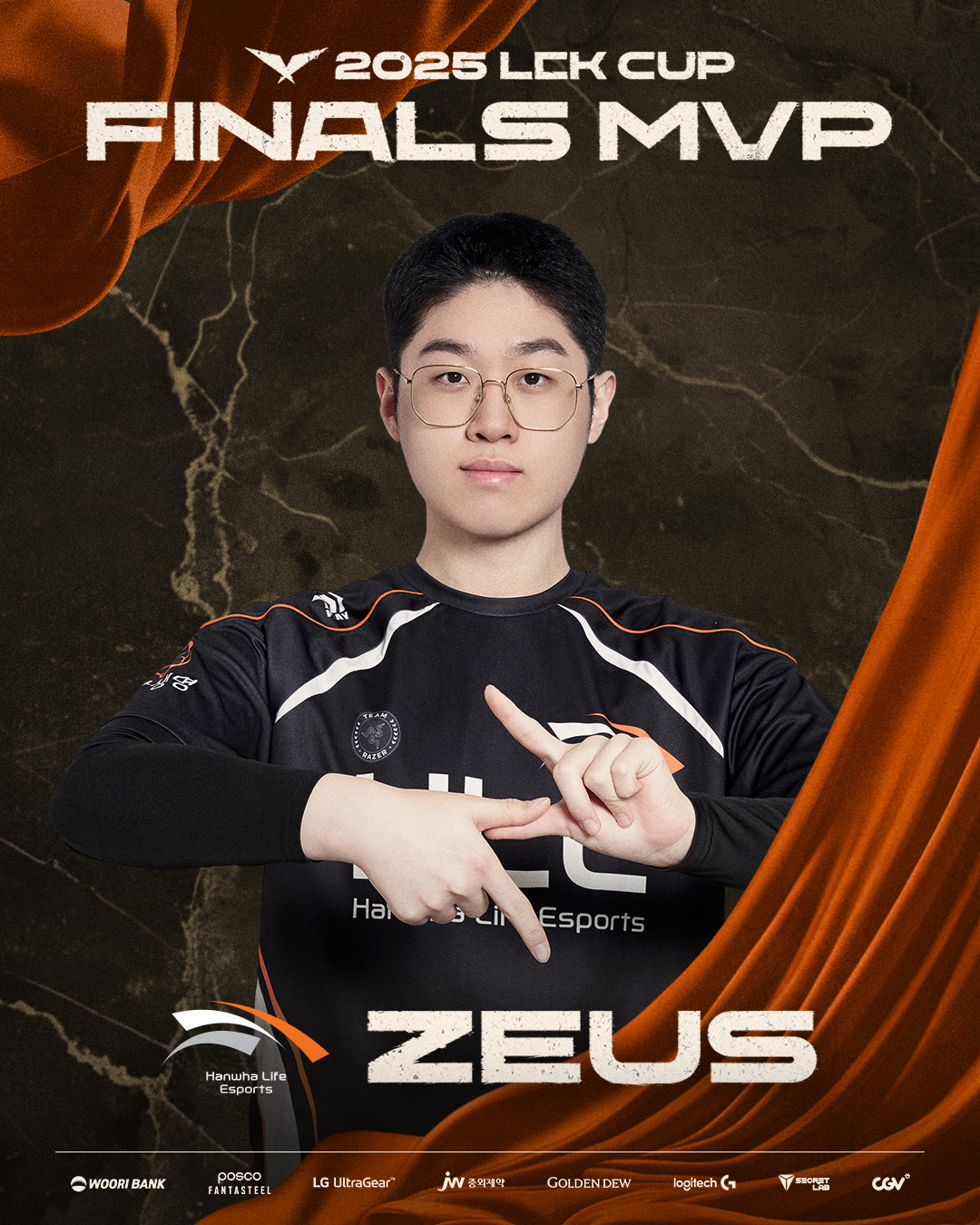 Zeus is elected as FMVP of LCK Cup 2025