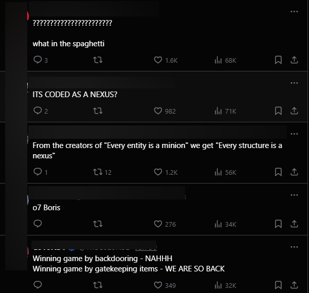 The League of Legends community no longer knows this is an error or a feature