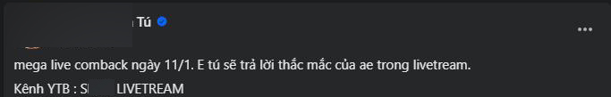 An account name and avatar identical to the male streamer S. and has a green legend posted a stir