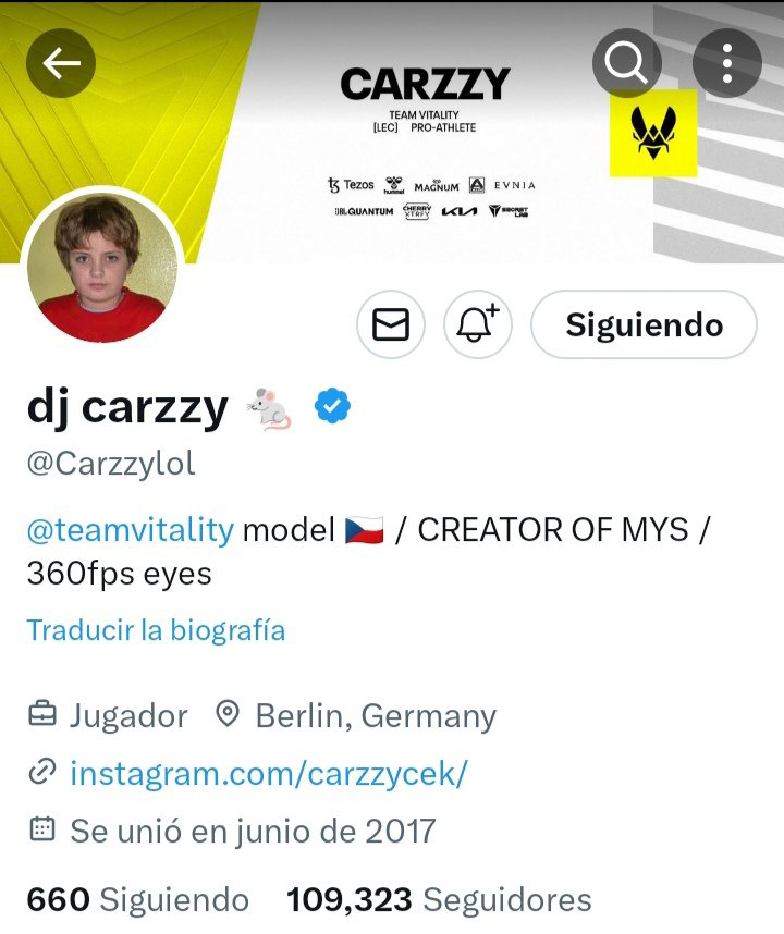 Carzzy is a mouse