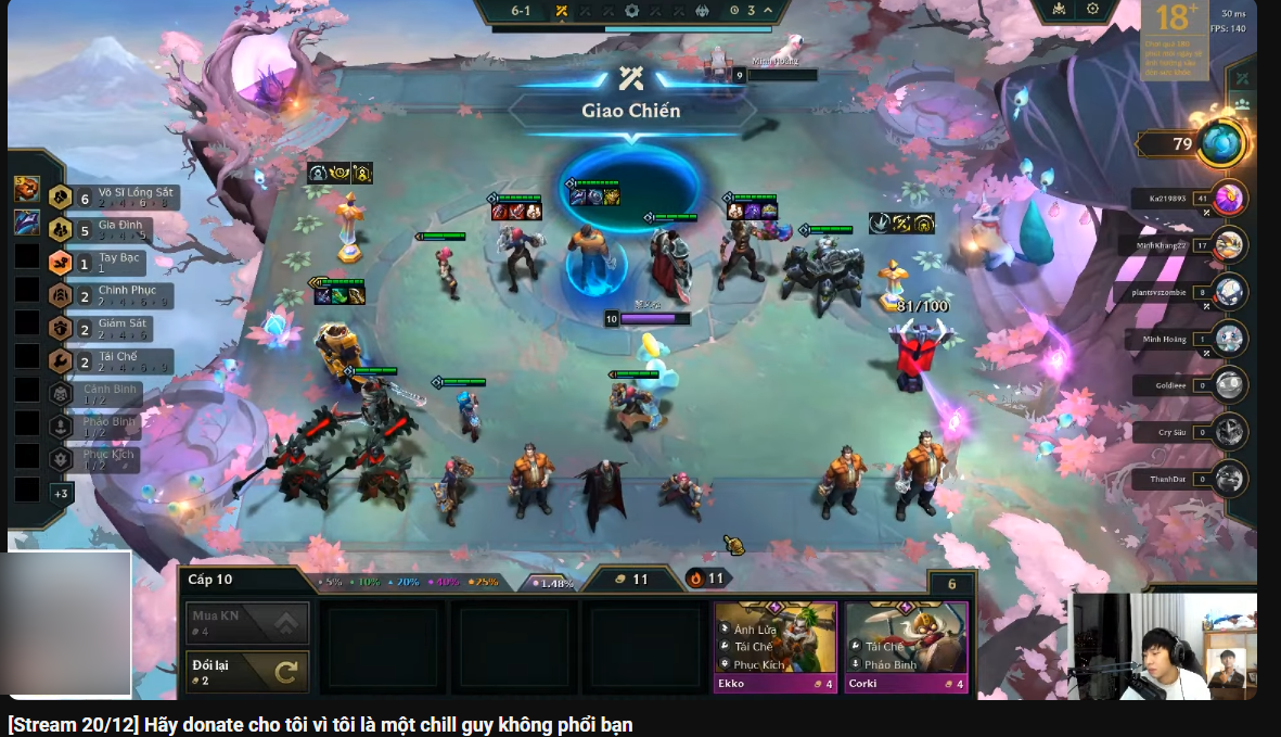 Title of his recent stream