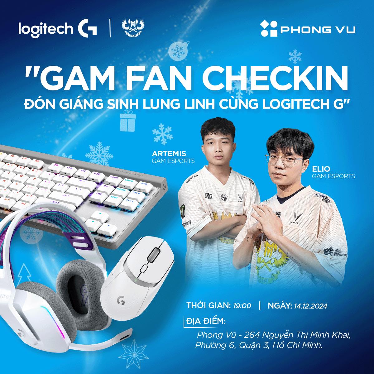 Fanmeeting Gam event in Phong Vu in the evening of December 14