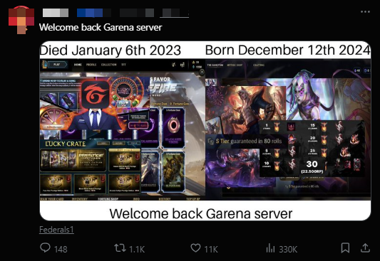 Foreign gamers realize the similarity between the current Riot and Garena