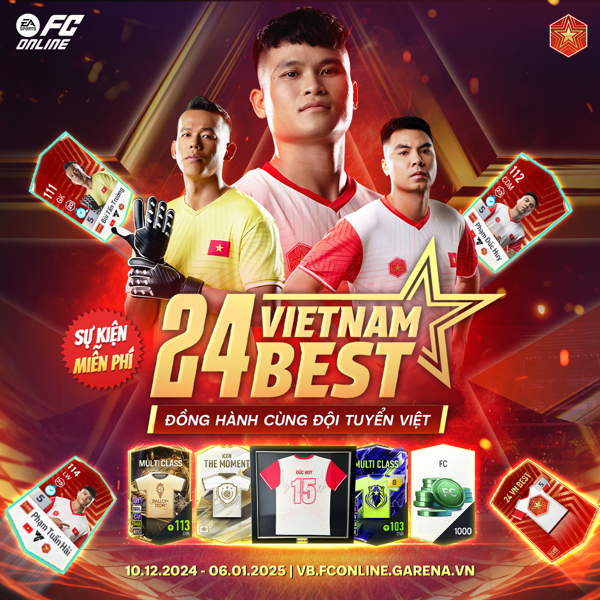 FC Online adds 3 new Vietnamese superstars - Duc Huy, Tuan Hai and Tan Truong to the game - Photo 5.