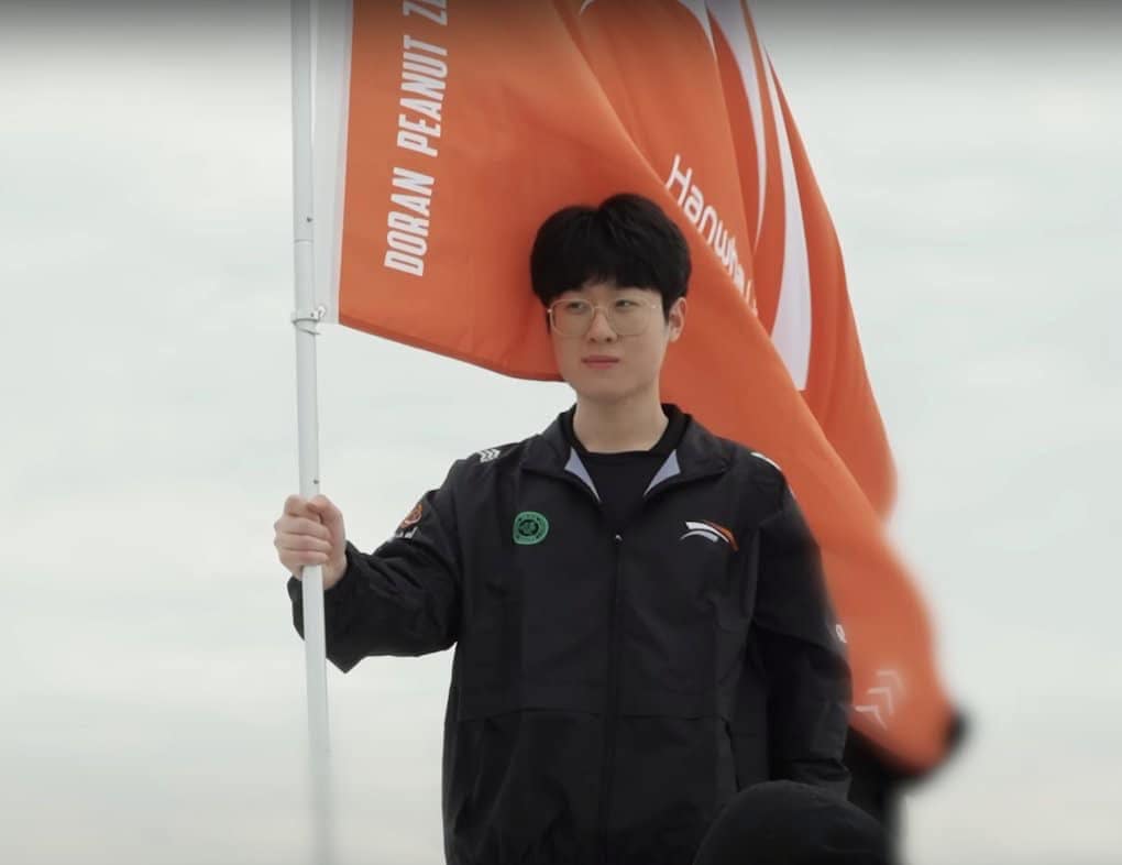 In the behind -the -scenes clip, the Zeus flag still has the name Doran