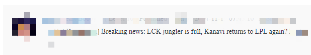 LCK moves 