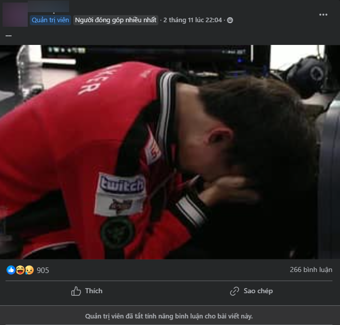 The posts in Z.'s fan group have also been locked down