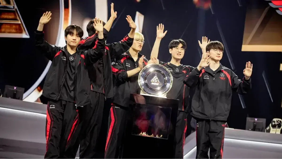 While T1 is the champion