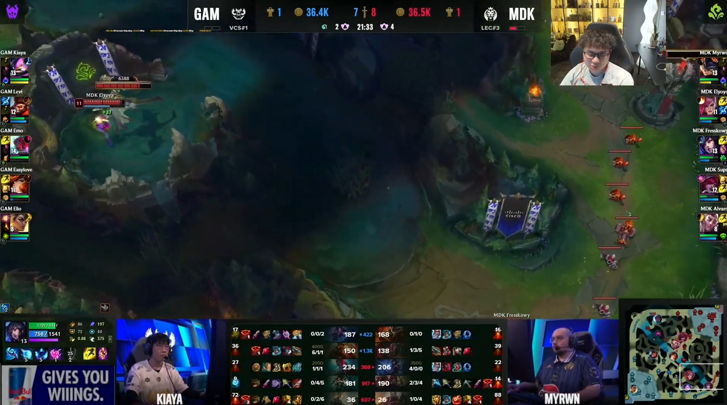 GAM still makes many mistakes in this match, especially in game 1