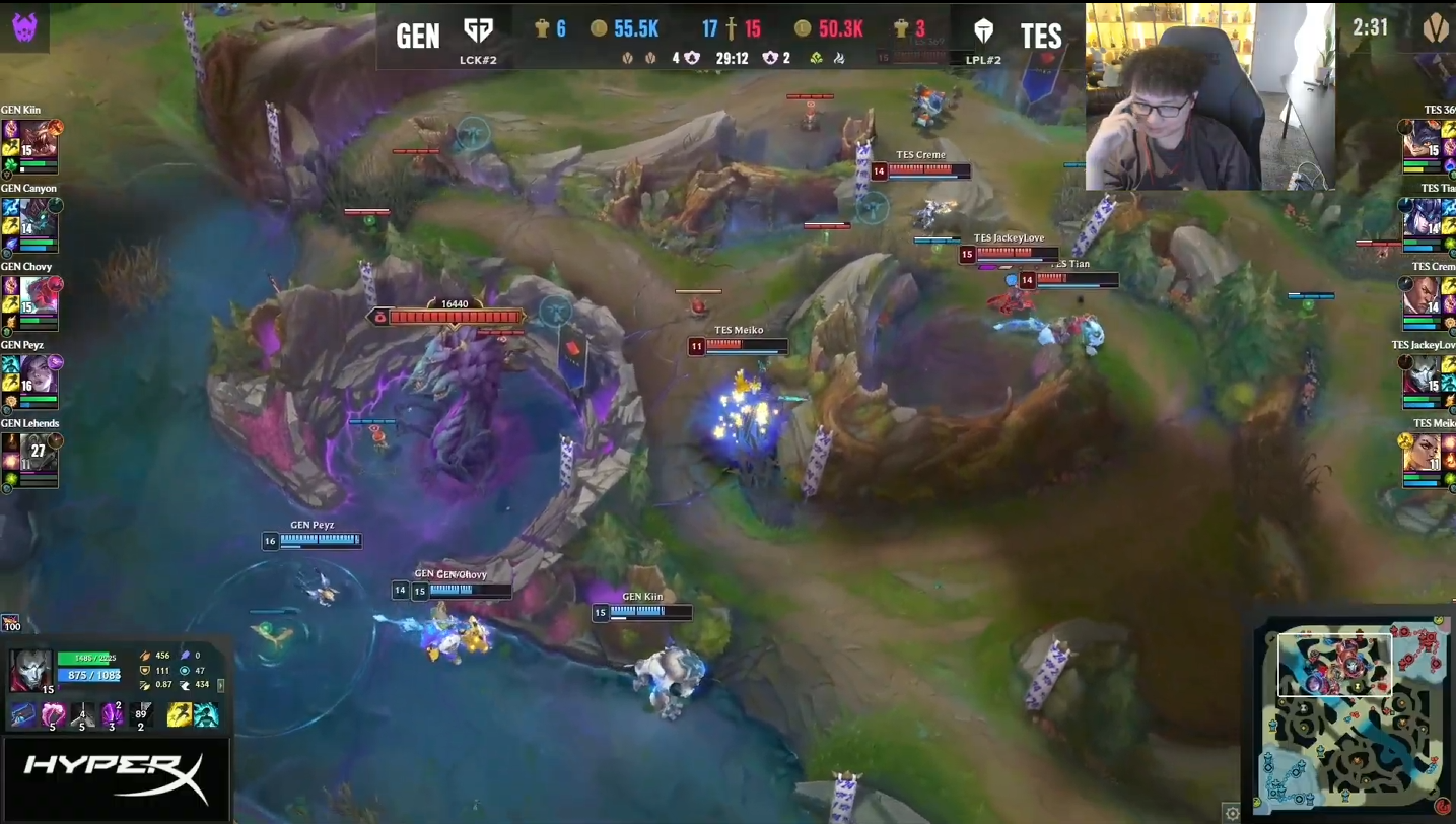 Sofm does not respect any team whenever the teams make mistakes and he also confirms TES in the match against Gen.G plays better than the match T1