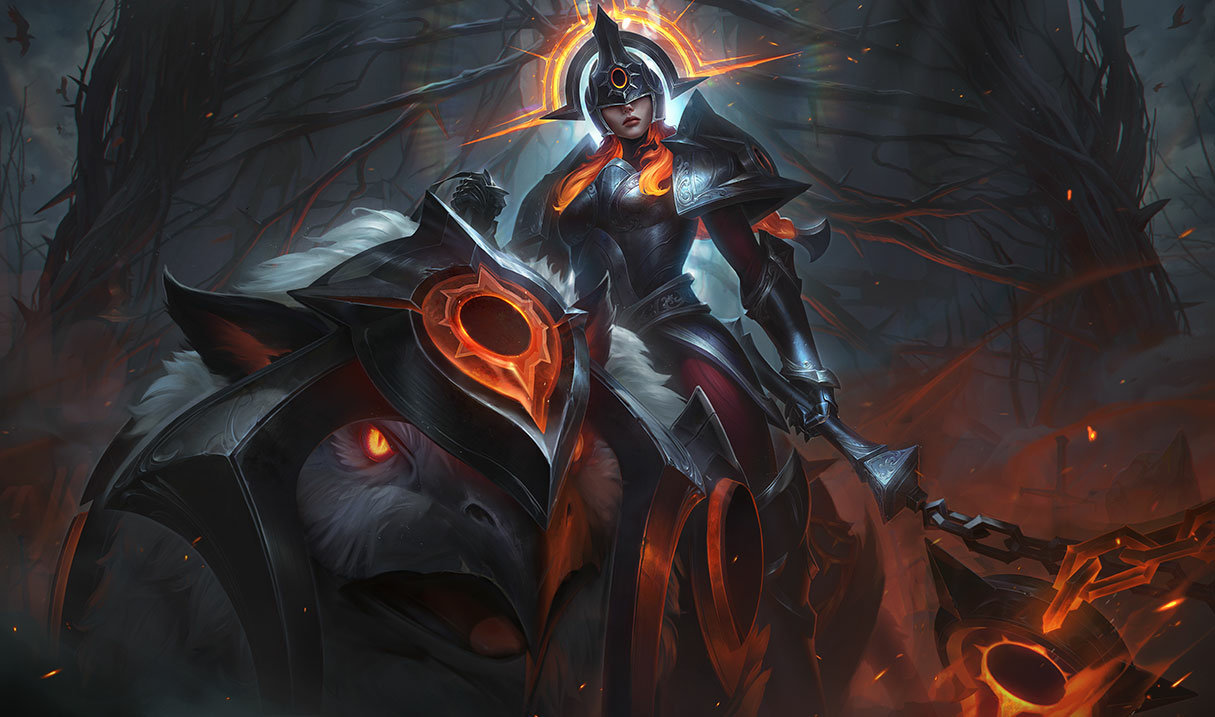 Sejuani eclipse - one of the works of Artist Huyy Nguyen - Photo: Huyy Nguyen.