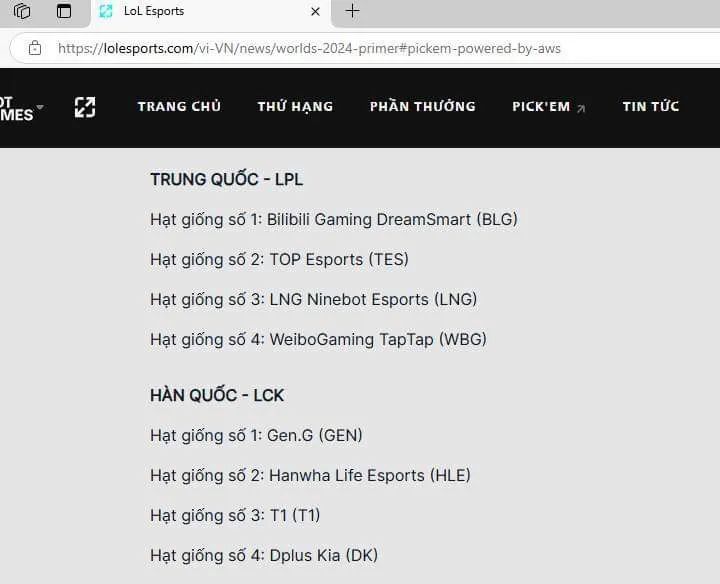 Riot's errors when posting information about LCK teams