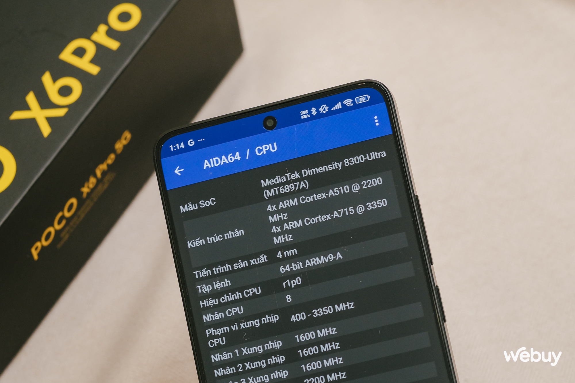 Evaluation of Poco X6 Pro 5g performance: Surprisingly with Dimensity 8300 Ultra chip, game too smooth- Photo 2.
