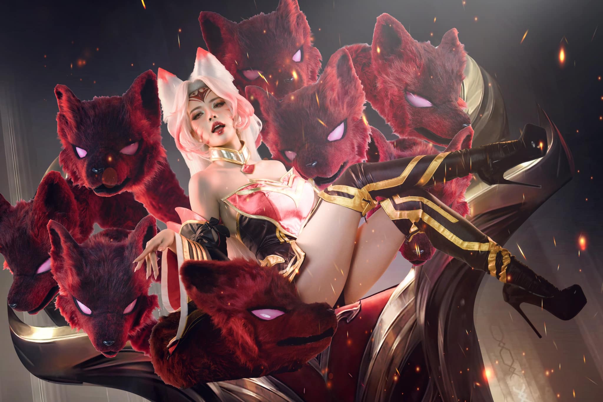 Mai Dora "eye" With cosplay Ahri Hol, revealed more "internal"- Photo 2.