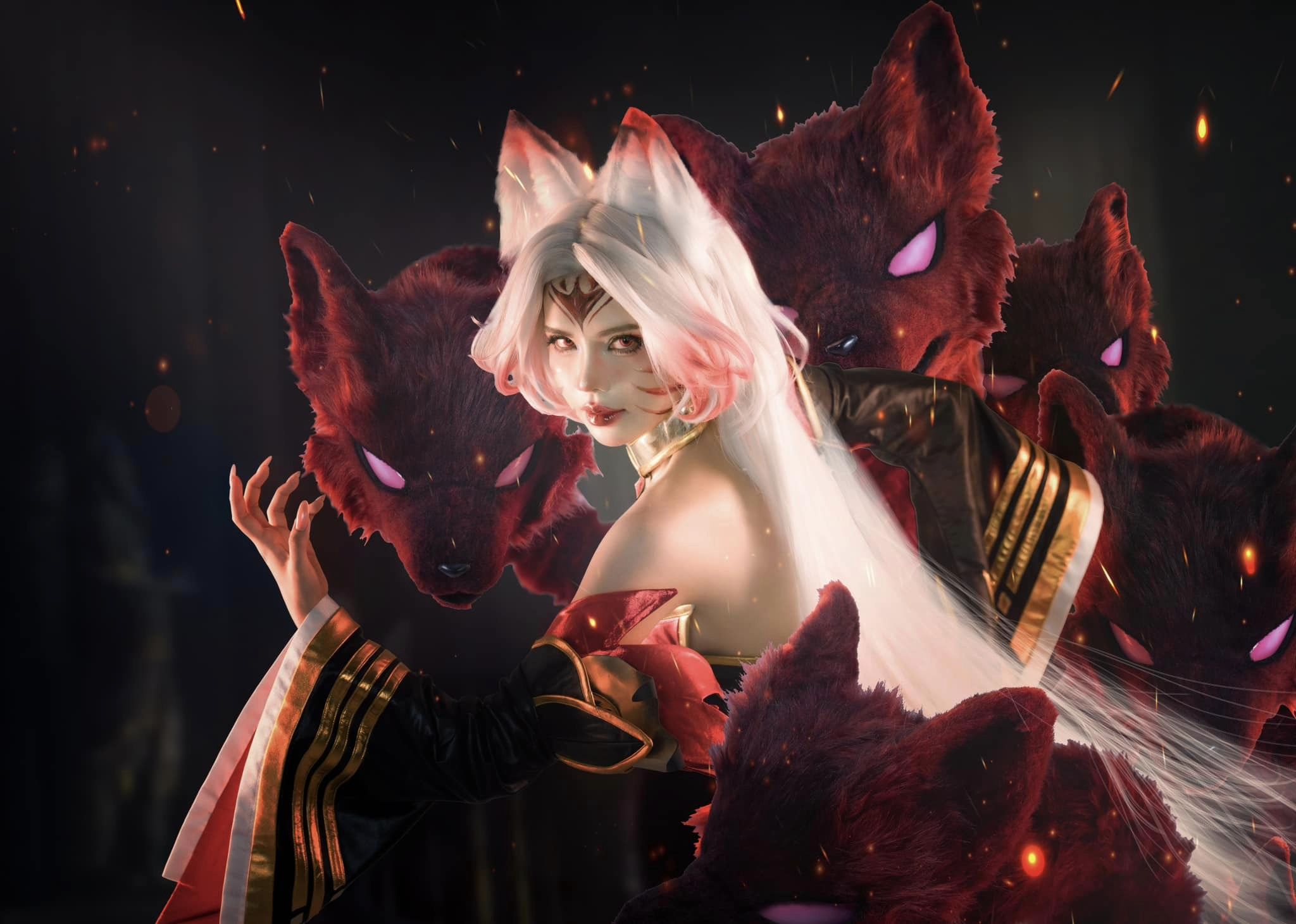 Mai Dora "eye" With cosplay Ahri Hol, revealed more "internal"- Photo 4.