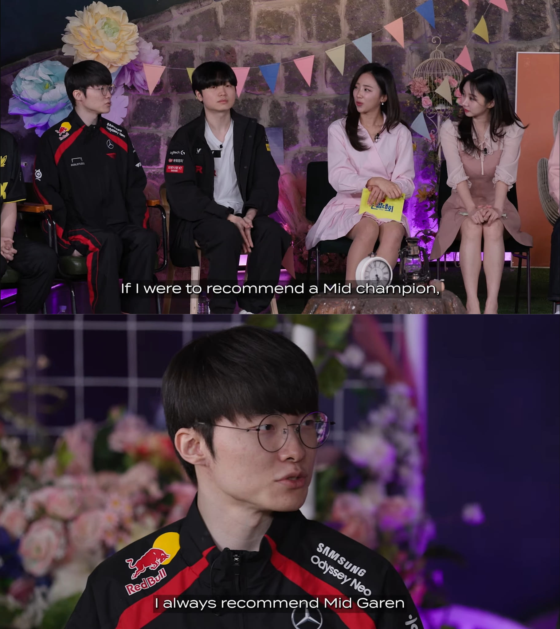 Faker previously affirmed that he would propose a mid lane garen if there was a chance
