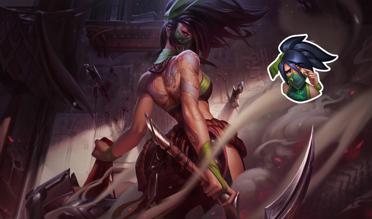 Akali's emot is controversial when reproducing a sensitive movement