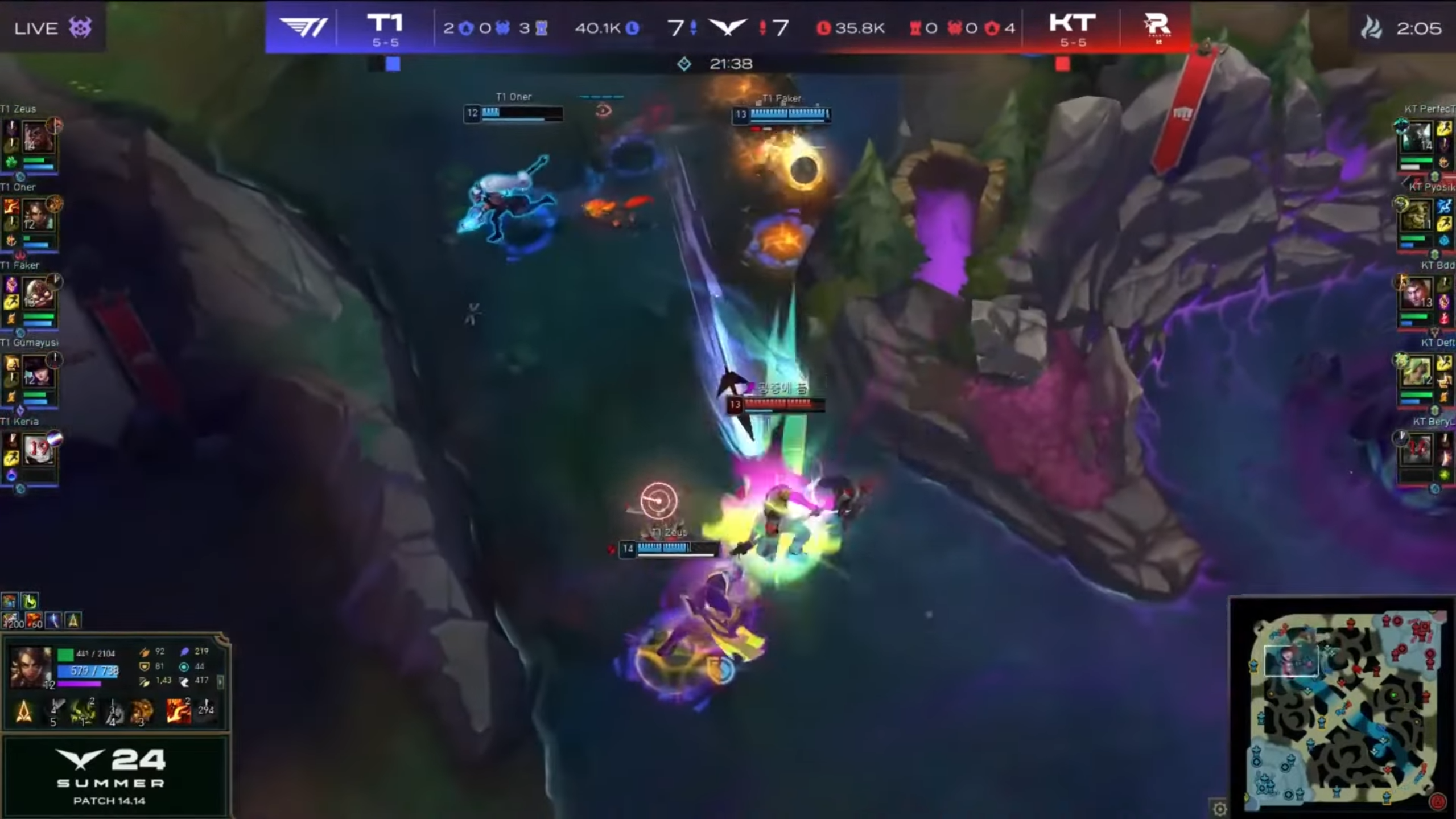 But in the match against KT, he had decisive handling to help the home team take advantage, such as the situation that brought BDD to the position of the teammates in game 3.