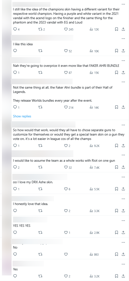 The community argues about this idea