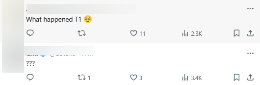 Many viewers do not understand what is happening to T1