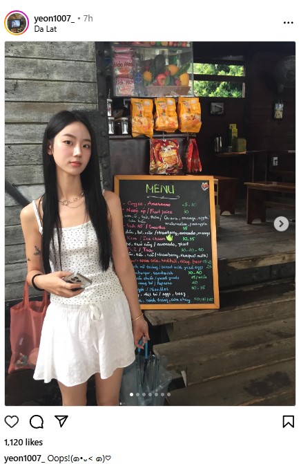 Yeon check-in in Da Lat, Vietnam