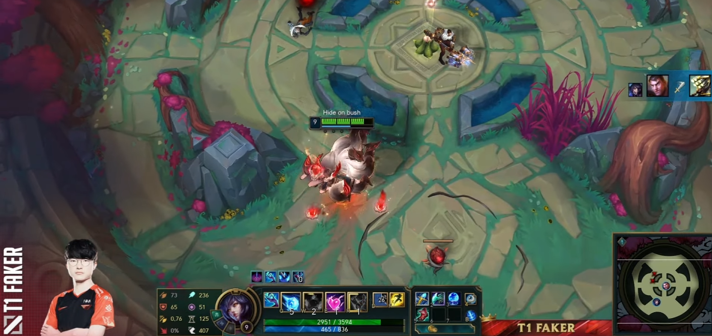 Faker uses Hol Ahri in the ring mode