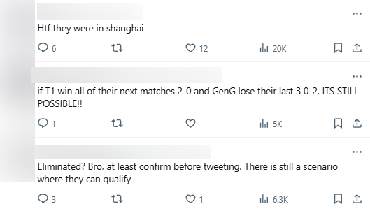 Many viewers think that T1 Valorant still has a chance but the possibility of gen.g losing the remaining matches is almost impossible