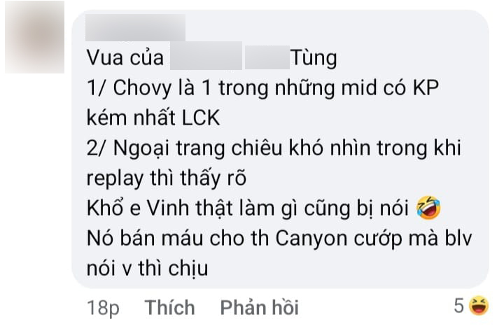 And he was fans gen.g and fans ChoVy 