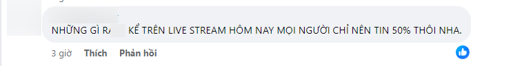 He even confirmed that the coach shared that he should only trust 50%