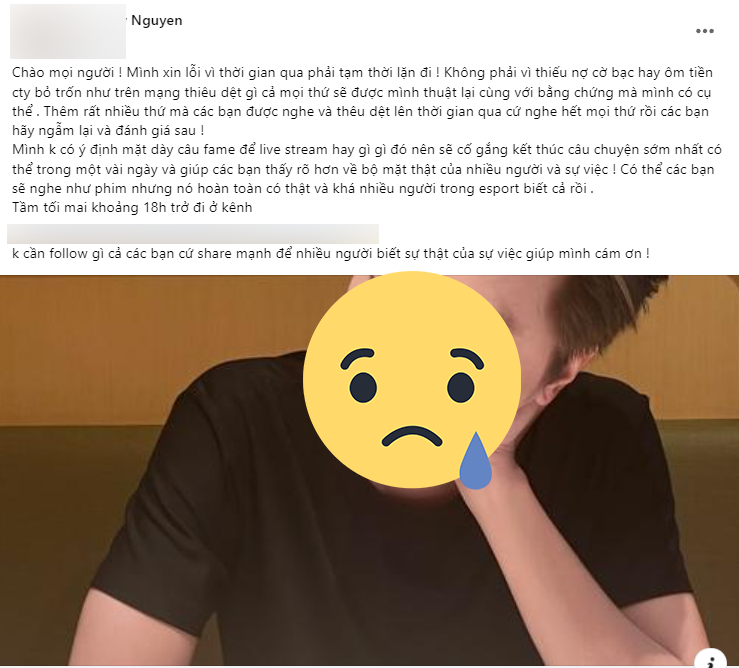 This guy will make a stream to explain everything