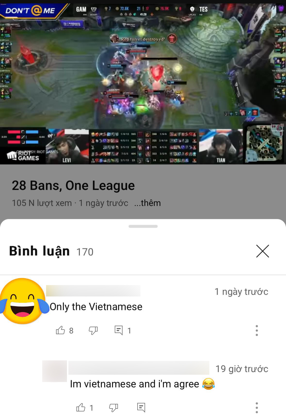 The comments were taken by the famous female MC of VCS as evidence