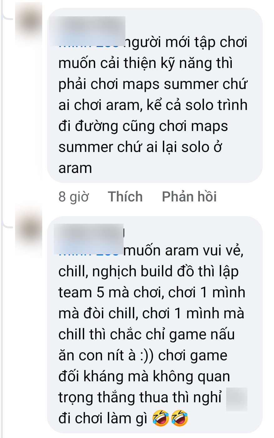 Do not accept fun if playing Aram alone with strangers
