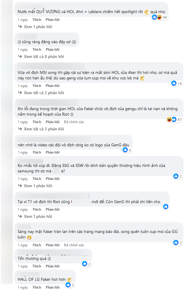 Many comments that Riot Han really work is not satisfactory, but Faker's Hol also occupies Spotlight