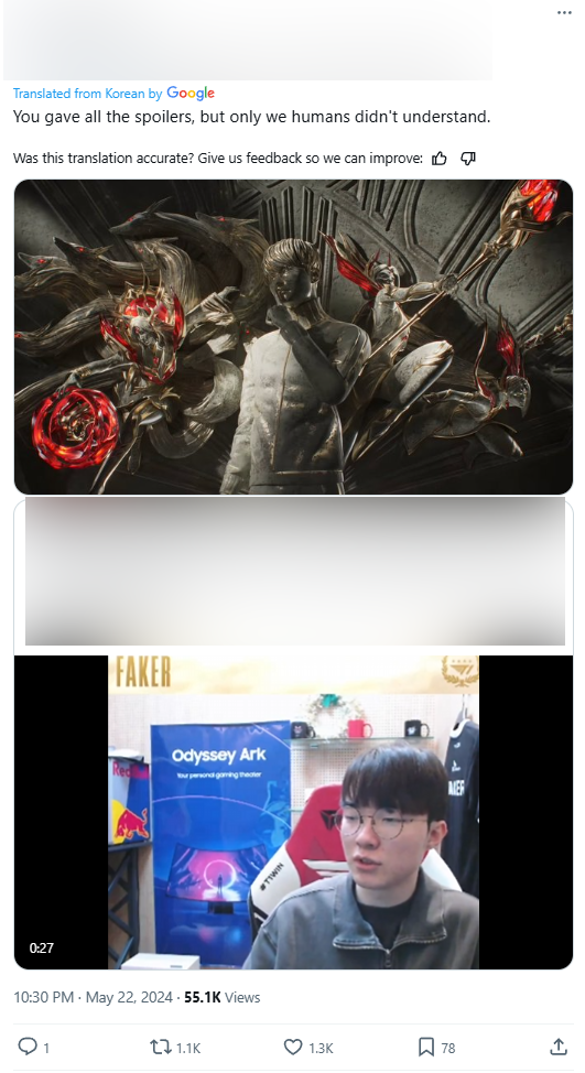 The community discovered Faker's main 