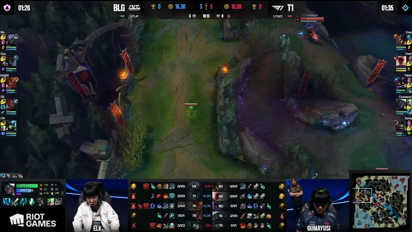 T1 chose for Gumayusi Senna but only Tahm Kench is a barrier