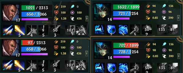 Vandiril discovered that there was an error in the game - Tes made Lucian receive more damage than usual