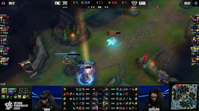 No one understands why there are no teammates around and the opponent has 2 generals rushing in but Easylove is so high