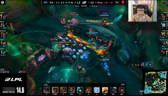 Sofm "drying" The mid lane of TES