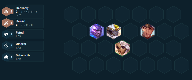 The first stage has both damage and defense