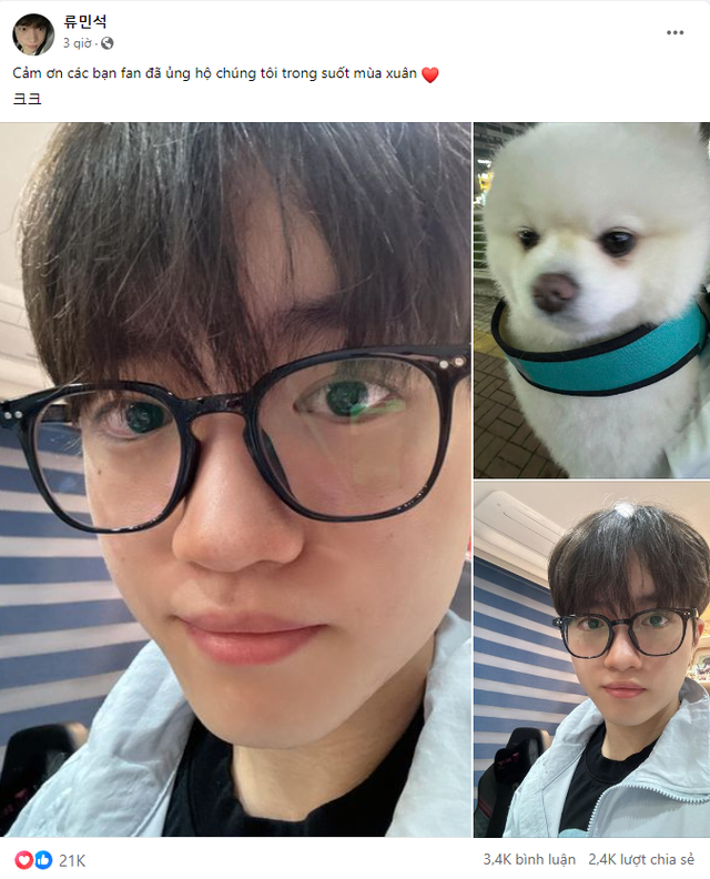 Keria thanked in Vietnamese to fans