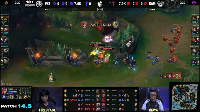 Levi shows good form but is important for GAM to have many times "Shut Down" Get Vke's macro gameplay