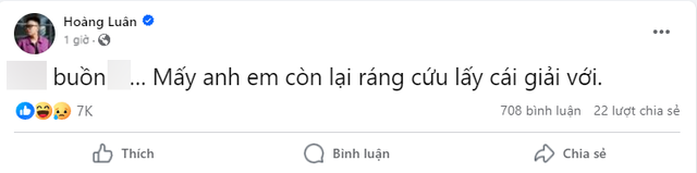 BLV Hoang Luan is also pity at the prospect of VCS