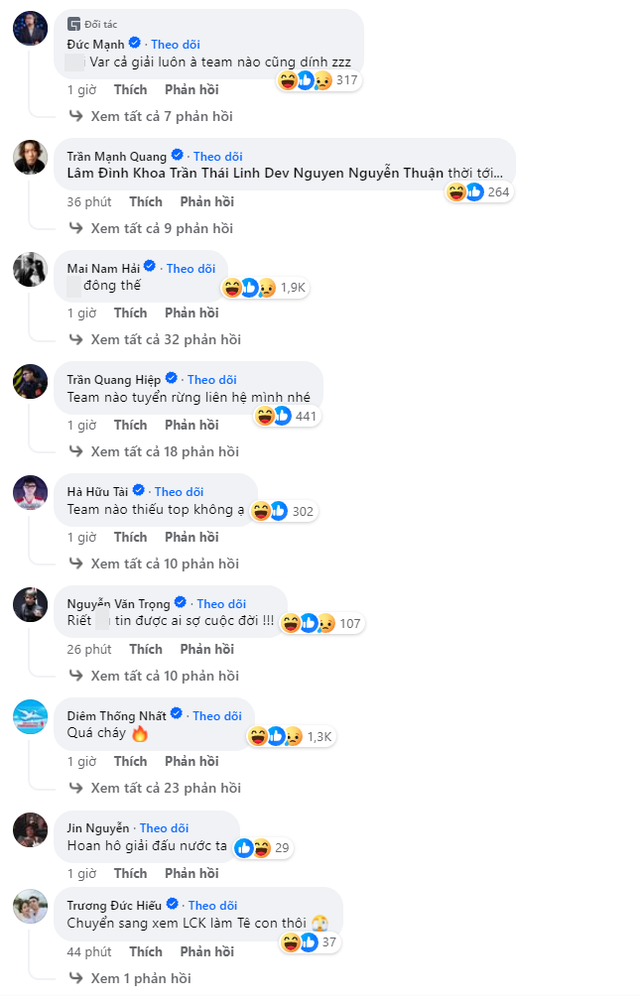 The VCS community and Esports Village Vietnamese are extremely charismatic and confused because the number of players continues to investigate is too large.
