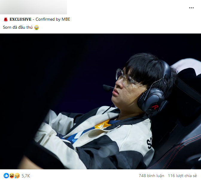 A few days ago Sorn was thought to be one of the players "Dip eczema"