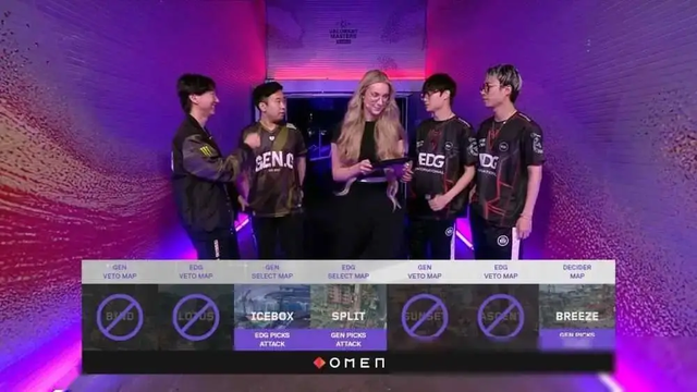 Valorant Gen.G team is cut when broadcast on the streaming channels of China