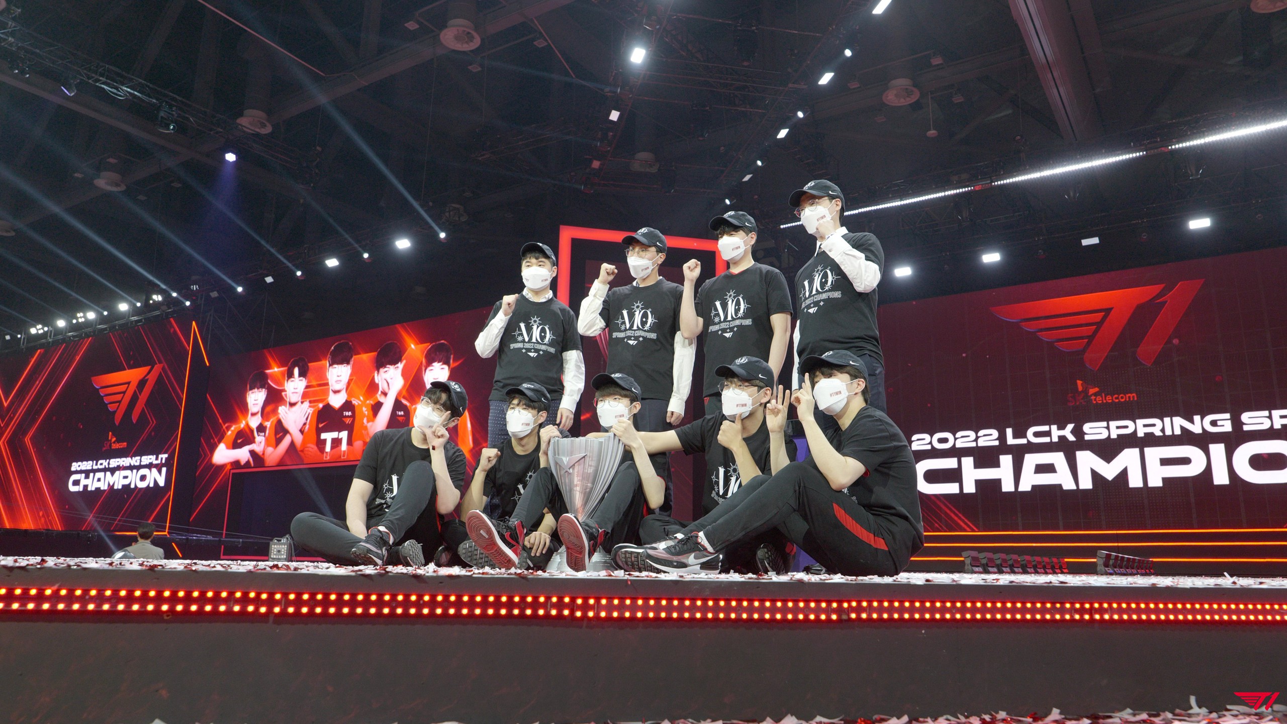 T1 defeated Gen.G at the Spring LCK final of 2022, although many players were sick