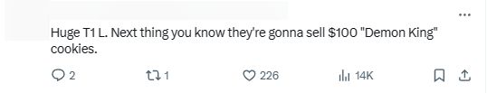 "The next thing they knew they would sell cookies "Demon King" For $ 100"