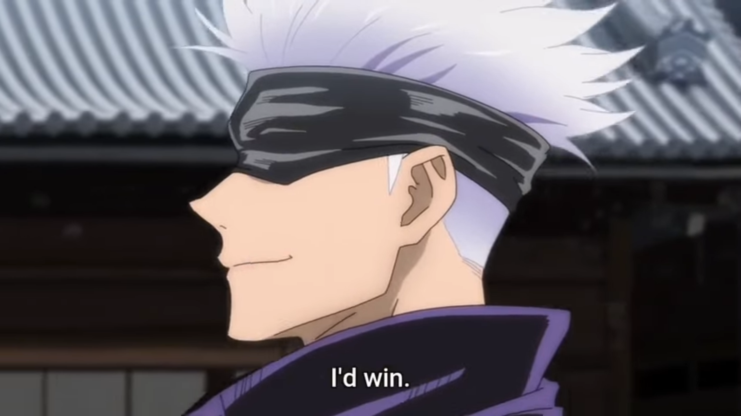 The original version appeared for the first time when Gojo talked to Yuji
